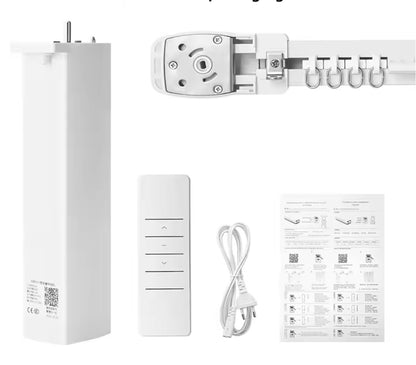 וילון חכם - מנוע ומסילה